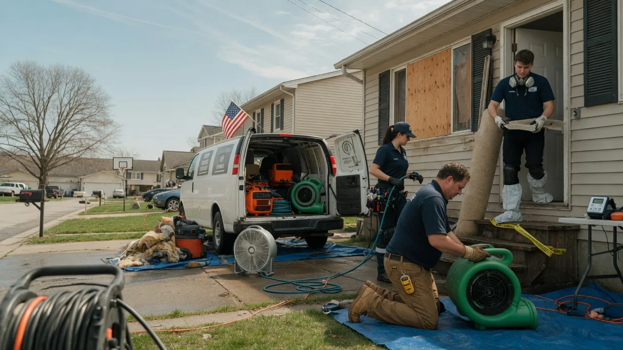 Water Damage Restoration in Peotone, IL near me